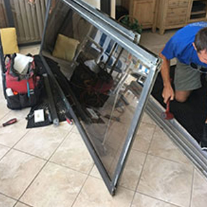 sliding glass door frame repair Ojai